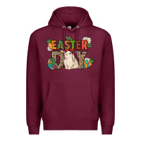Burgundy Easter Day Premium Hoodie - HowdyJamesFarm