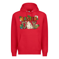 Red Easter Day Premium Hoodie - HowdyJamesFarm