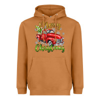 Meerkat Merry Christmas truck Heavyweight Hoodie - texasbilliewilder