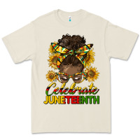 Bone celebrate juneteenth black woman bun Premium Tee - HRA Design Shop
