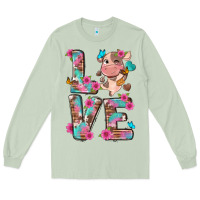 Matcha love little cute cow Long Sleeve Tee - NancyCooperArtShop