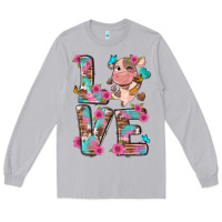 Moon Dust love little cute cow Long Sleeve Tee - NancyCooperArtShop