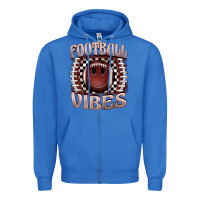 True Royal football vibes smiley face Zipper Hoodie - BarkalooDesign