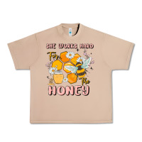 Burro she works hard for the honey Urban Heavy Tee - MaliasSmallBusiness