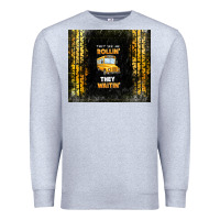 Heather Grey they see me rollin' they waitin' school bus Premium Sweatshirt - TumblerDesignByShophia