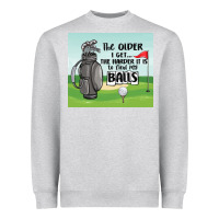 Heather Grey funny golf Heavyweight Sweatshirt - MaliasSmallBusiness
