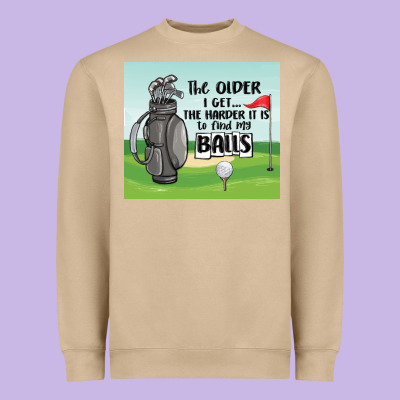 Funny Golf Heavyweight Sweatshirt Designed By Maliassmallbusiness
