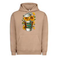 Pigment Burro Mama Needs Coffee Cup Urban Hoodie - FaDigitalArtStudio