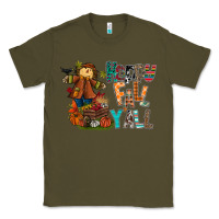 Army Green happy fall y all Classic Tee - CowhideDigitalArt