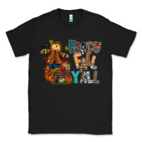 Black happy fall y all Classic Tee - CowhideDigitalArt