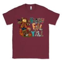 Burgundy happy fall y all Classic Tee - CowhideDigitalArt