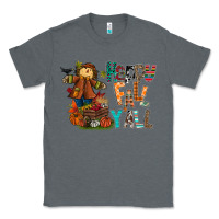 Charcoal Heather happy fall y all Classic Tee - CowhideDigitalArt