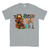 Heather Grey happy fall y all Classic Tee - CowhideDigitalArt