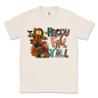 Natural happy fall y all Classic Tee - CowhideDigitalArt