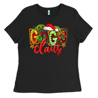 Black christmas gogo claus Ladies Tee - FaDigitalArtStudio