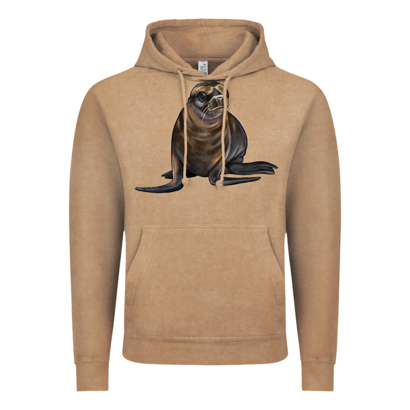 Sea Lion Illustrations Vintage Hoodie by LillyAllenDesigns | Teevron