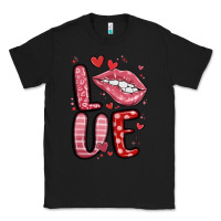 Black western love lips Classic Tee - MaliasSmallBusiness