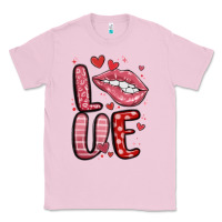Bubblegum Pink western love lips Classic Tee - MaliasSmallBusiness