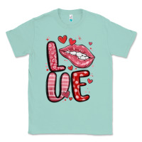 Seafoam western love lips Classic Tee - MaliasSmallBusiness