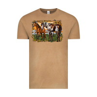 Vintage Camel 2 horses at the ranch Vintage Tee - LillyAllenDesigns