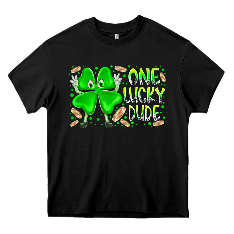 One Lucky Dude Heavy Core Tee by RacoonDesign | Teevron