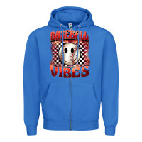 True Royal baseball vibes smiley face Zipper Hoodie - BarkalooDesign