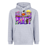 Heather Grey Halloween party Heavyweight Hoodie - NancyCooperArtShop