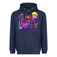 Navy Halloween party Heavyweight Hoodie - NancyCooperArtShop
