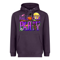 Plum Halloween party Heavyweight Hoodie - NancyCooperArtShop