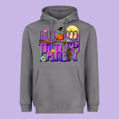 Halloween Party Heavyweight Hoodie Designed By Nancycooperartshop