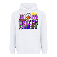 White Halloween party Heavyweight Hoodie - NancyCooperArtShop