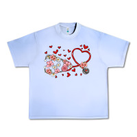 Grape Ice valentine's day stethoscope Urban Heavy Tee - MaliasSmallBusiness