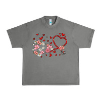 Tornado valentine's day stethoscope Urban Heavy Tee - MaliasSmallBusiness