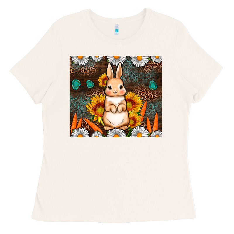 Rabbit Daisy Sunflower Leopard 20oz Tumbler Ladies Tee by Neo Western | Teevron