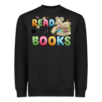 Black read more books Heavyweight Sweatshirt - MaliasSmallBusiness