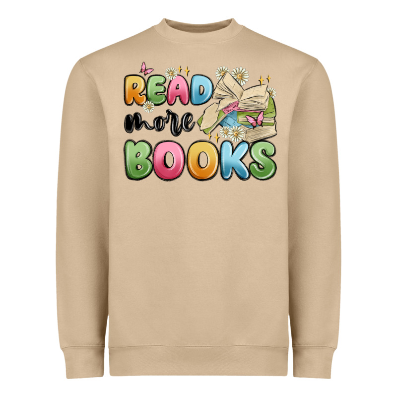 Read More Books Heavyweight Sweatshirt by MaliasSmallBusiness | Teevron