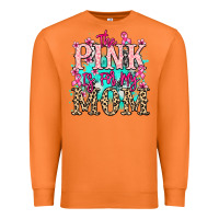 Carrot The pink is for my Mom Cancer Awareness Premium Sweatshirt - HowdyJamesFarm
