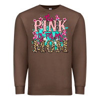 Chestnut The pink is for my Mom Cancer Awareness Premium Sweatshirt - HowdyJamesFarm