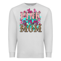 Dove Grey The pink is for my Mom Cancer Awareness Premium Sweatshirt - HowdyJamesFarm