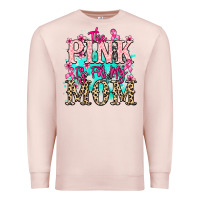 Pale Pink The pink is for my Mom Cancer Awareness Premium Sweatshirt - HowdyJamesFarm