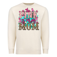 Sandshell The pink is for my Mom Cancer Awareness Premium Sweatshirt - HowdyJamesFarm