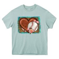 Arona western leopard baseball heart Heavy Core Tee - HRA Design Shop