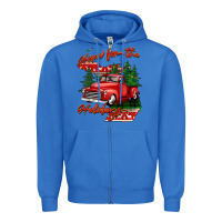 True Royal home for the holidays michigan Zipper Hoodie - BarkalooDesign