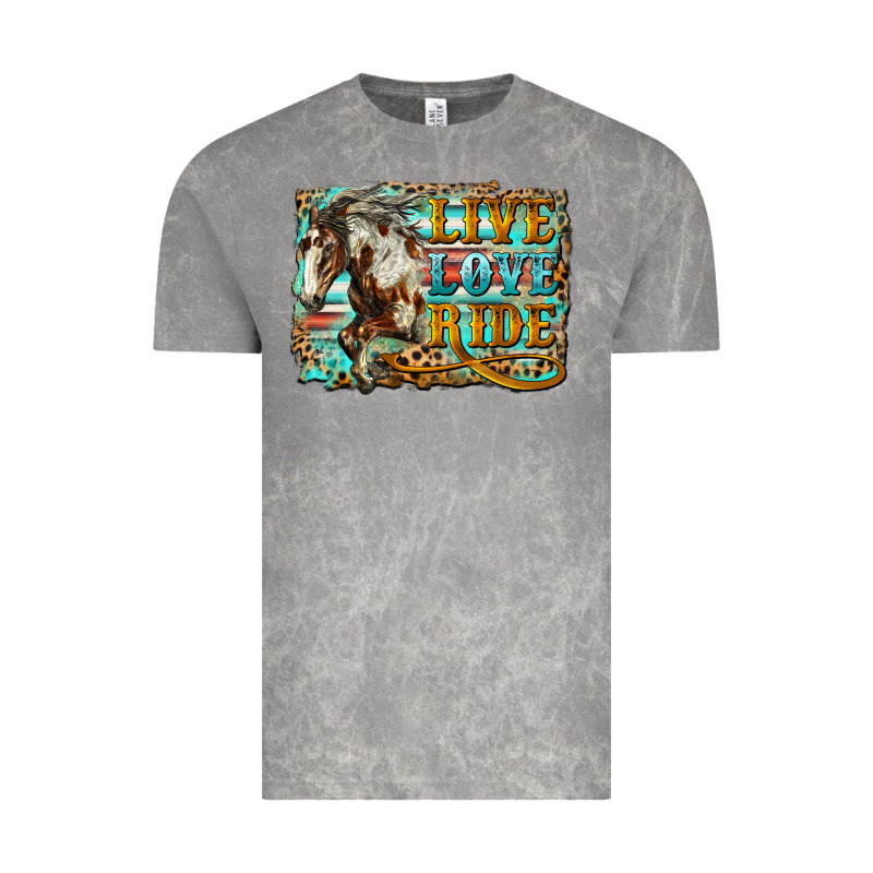 Live Love Ride Horse Vintage Tee by LillyAllenDesigns | Teevron