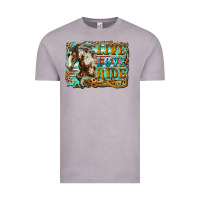 Vintage Zinc live love ride horse Vintage Tee - LillyAllenDesigns