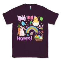 Plum easter hoppy bunny Classic Tee - MaliasSmallBusiness