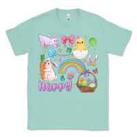 Seafoam easter hoppy bunny Classic Tee - MaliasSmallBusiness