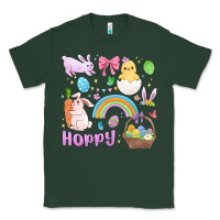 Sports Green easter hoppy bunny Classic Tee - MaliasSmallBusiness