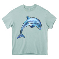 Arona dolphin Heavy Core Tee - BarkalooDesign