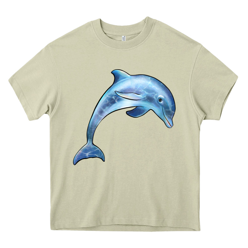 Dolphin Heavy Core Tee by BarkalooDesign | Teevron